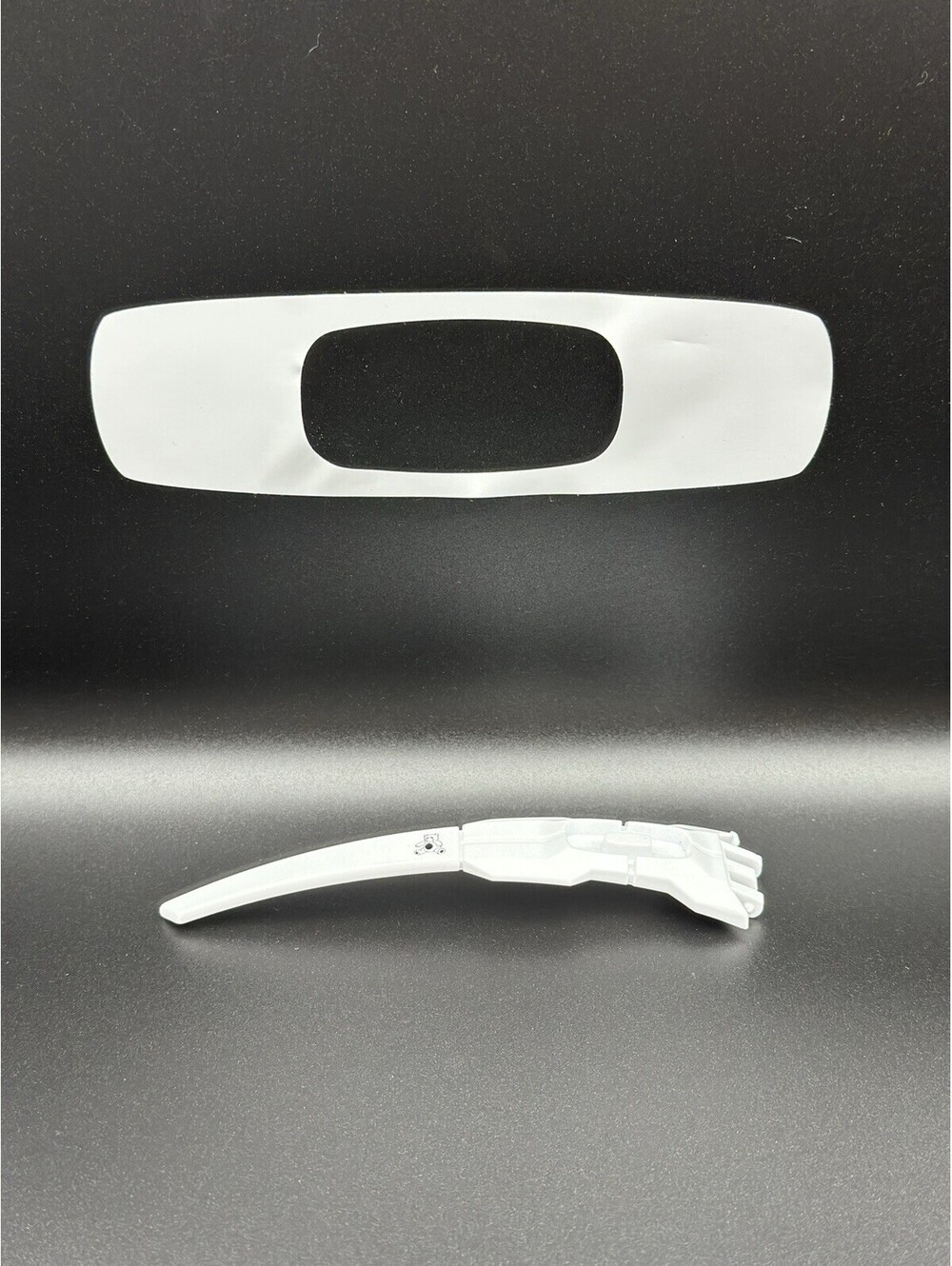 Oakley Oil Rig Polished White OEM Right Replacement Arm